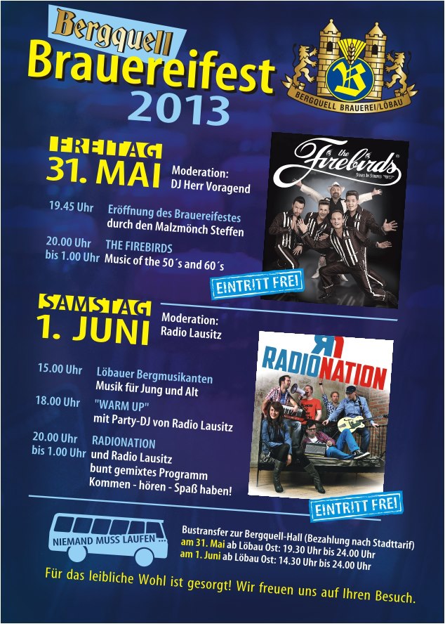 Brauereifest 2013 der Bergquell Brauerei Löbau @ Bergquell-Brauerei Löbau | Löbau | Sachsen | Deutschland